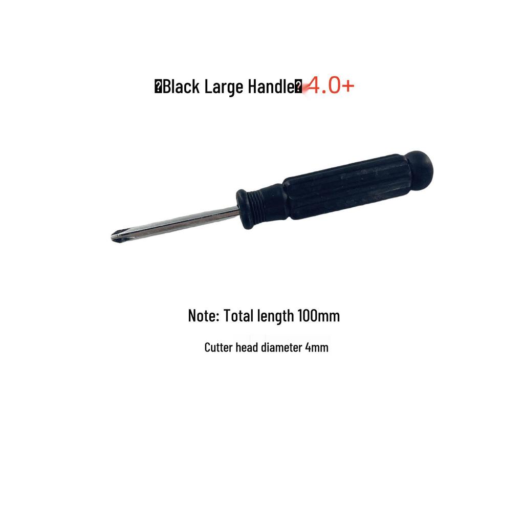 Black Handle Phillips/Slotted Screwdriver Set (2.0-5.0mm) for Toy and Small Appliance Repair