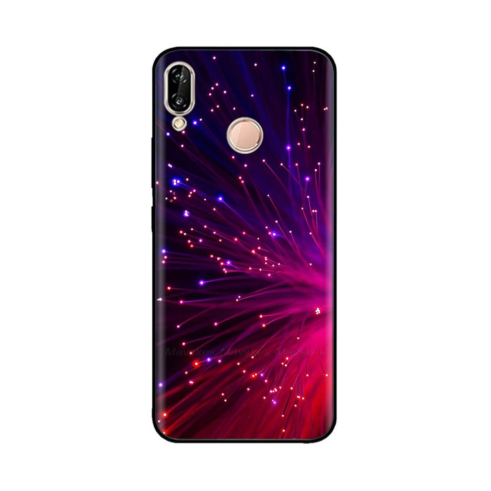 for Huawei P20 Lite Case Silicon Soft TPU Printed Phone Cover Case For Huawei P20lite P 20 Lite Bumper Case Shockproof 5.84 inch