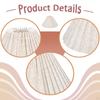 Pleated Lampshade Desk Lamp Cover Fits E27 Base Modern Easy Assembly Table Shade Light