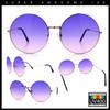 SA106 Classic Oversized Joplin Style Hippie Round Circle Lens One Pink Women's Sunglasses, Size, Gold, Purple,