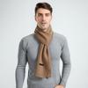 Men Warm Scarf 71" Solid Color Business Style Scarf Autumn And Winter Imitation Cashmere Scarf for Work Street Date