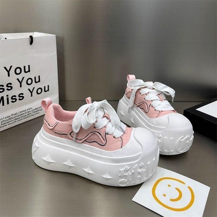 2026 autumn new ugly cute big head chic platform muffin shoes women's fashion versatile student sports and leisure shoes