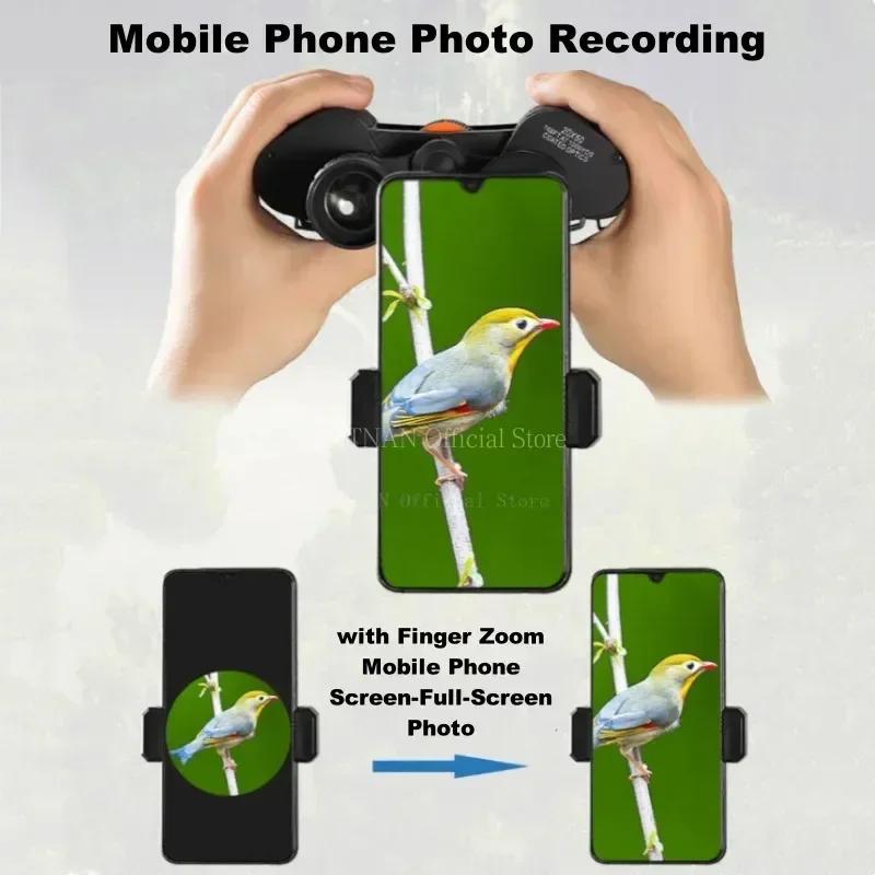 Powerful Telescope 20x50 Professional Binoculars Low Light BAK4-Prism Long Range Binoculars Hunting Camping Equipment