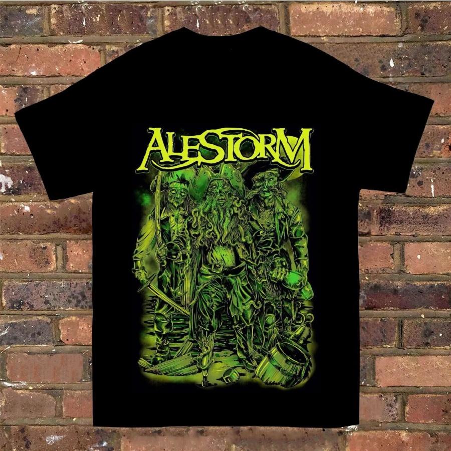 Футболка Alestorm Метал-группа Черная Все размеры Ac2005 S