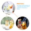 2 Sets Water Cup Espresso Clear Design Glass Juice Iced Tea Coffee Mug Beverage Covered