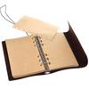 Retro Notebooks Journals Agenda Binder Sketch Book Leather Soft Cover Replaceable Kraft Paper Inner Korean Stationery