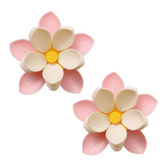 Clip Double-Layer Flowers Magnetic Fridge Magnets Snack Bag Sealer