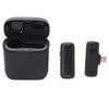 Lavalier Microphone Noise Reduction Lavalier Mic with Charging Case for Video Recording Interview Vlog Live Streaming