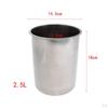 2,5 l zahuštěný chladič šampaňského ledového vědra z nerezové oceli pro párty