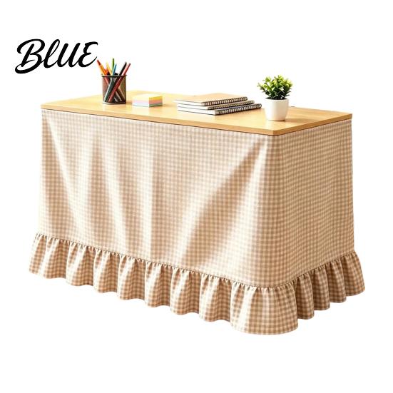 Classroom Desk Cover Gingham Ruffled Table Skirt Cottagecore Teacher Skirt for Classroom ClassroomDesk Plaid Tablecloth Birthday Wedding Baby Shower