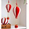 Creative Foam Christmas Hot Air Balloon Red&White DIY Decor Christmas Pendants Flannel Tree Ornaments Holiday Supplies