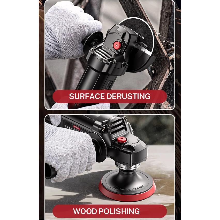 Pure Copper Motor Angle Grinder Polishing Machine Multifunctional Small Polishing Cutting Machine Hand Grinding Wheel Household