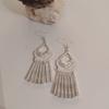 Seaside Vacation Retro Ethnic Style Handmade Fringed Earrings Femininity Yunnan Miao Versatile Long Earrings
