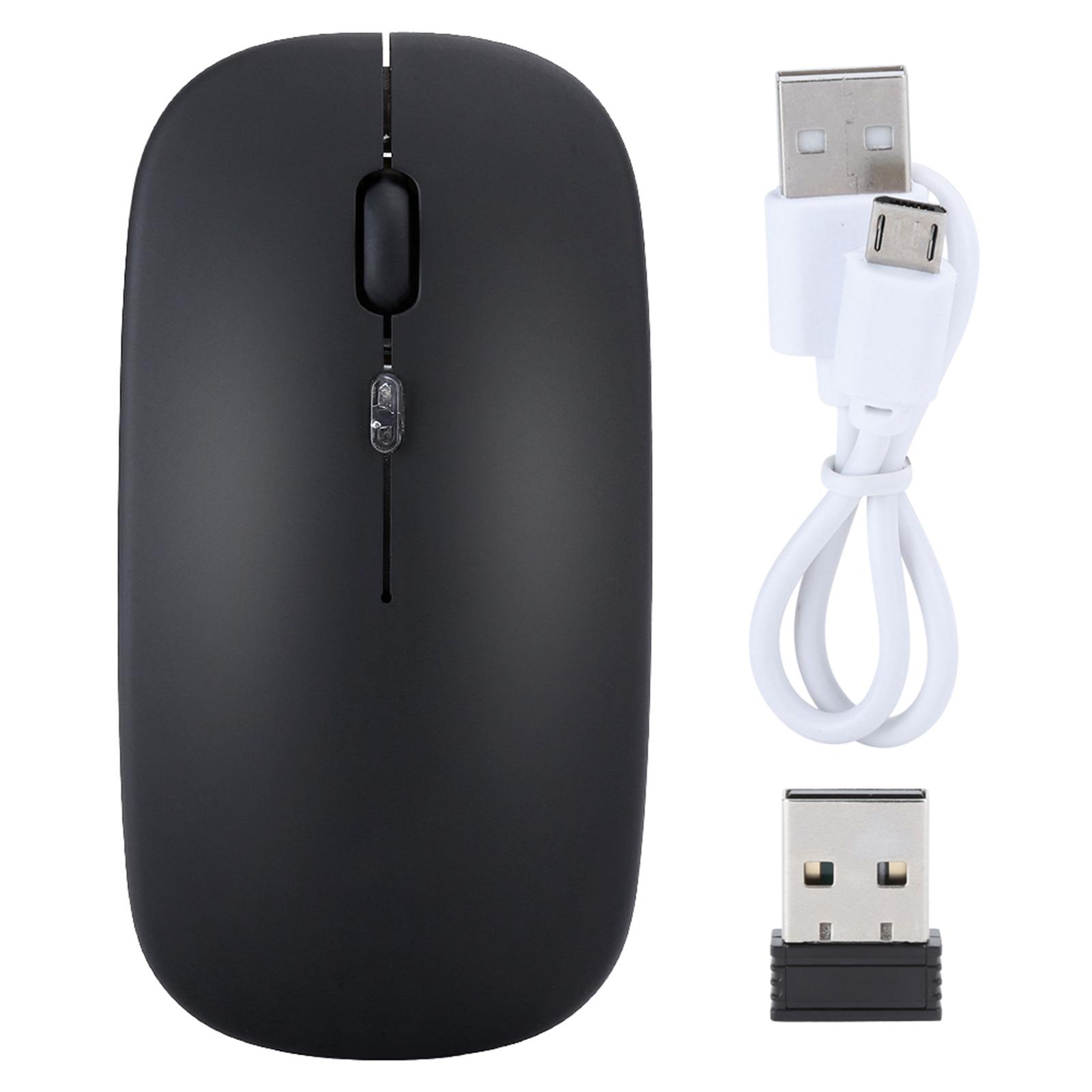

Wireless Mouse Colorful Luminous Dual Mode Rechargeable for Bluetooth 2.4G T18