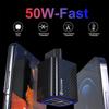 USB Fast Charging Block,36W PD20W 6 Port USB Wall Charging Brick,Power Adapter Multiport Charging Plug