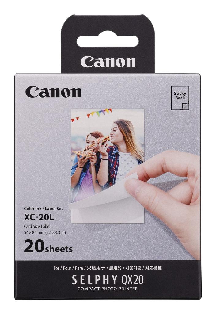 Canon XC-20L Instant Photo Paper 20 Sheets White