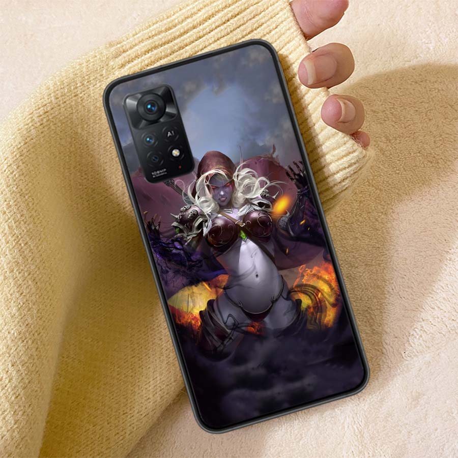 W-World Of W-Warcraft Elf Phone Case For Redmi Note 13 14 15 Pro Plus 12 13C 12C 15C 9 10 10C 9T 9C 9A TPU Soft Cover Clear Cell