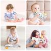 Soft Baby Books Toys 3D Touch and Feel Crinkle Cloth Books Babies Infant Kids Touch and Feel Crinkle for Infants Toddler Gifts