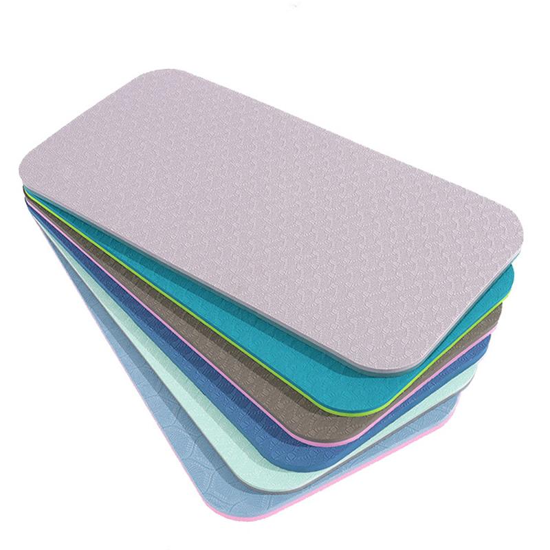 Tragbare Yogamatte, dickes Yoga-Kniepolster-Kissen für Übungen mit rutschfester Textur, verschleißfestes Material, Kniematte