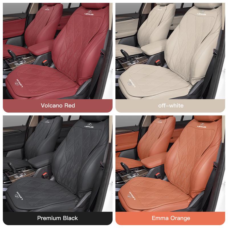 Nappa Leather Car Seat Cover Luxury Soft Cushion Protective Pad For Lexus F-SPORT ES RX NX LS UX LM LX GX LC RZ IS CT GS RC HS ZJ3