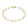 Link To Love Serie Einfarbige Geometrische Form Armband Damenarmband Gold YBA744562002