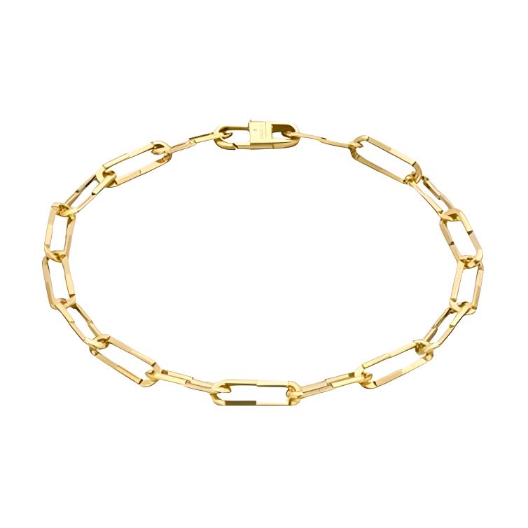 

Gucci Link To Love Series Solid Color Geometric Shape Bracelet Women bracelet Gold YBA744562002 17
