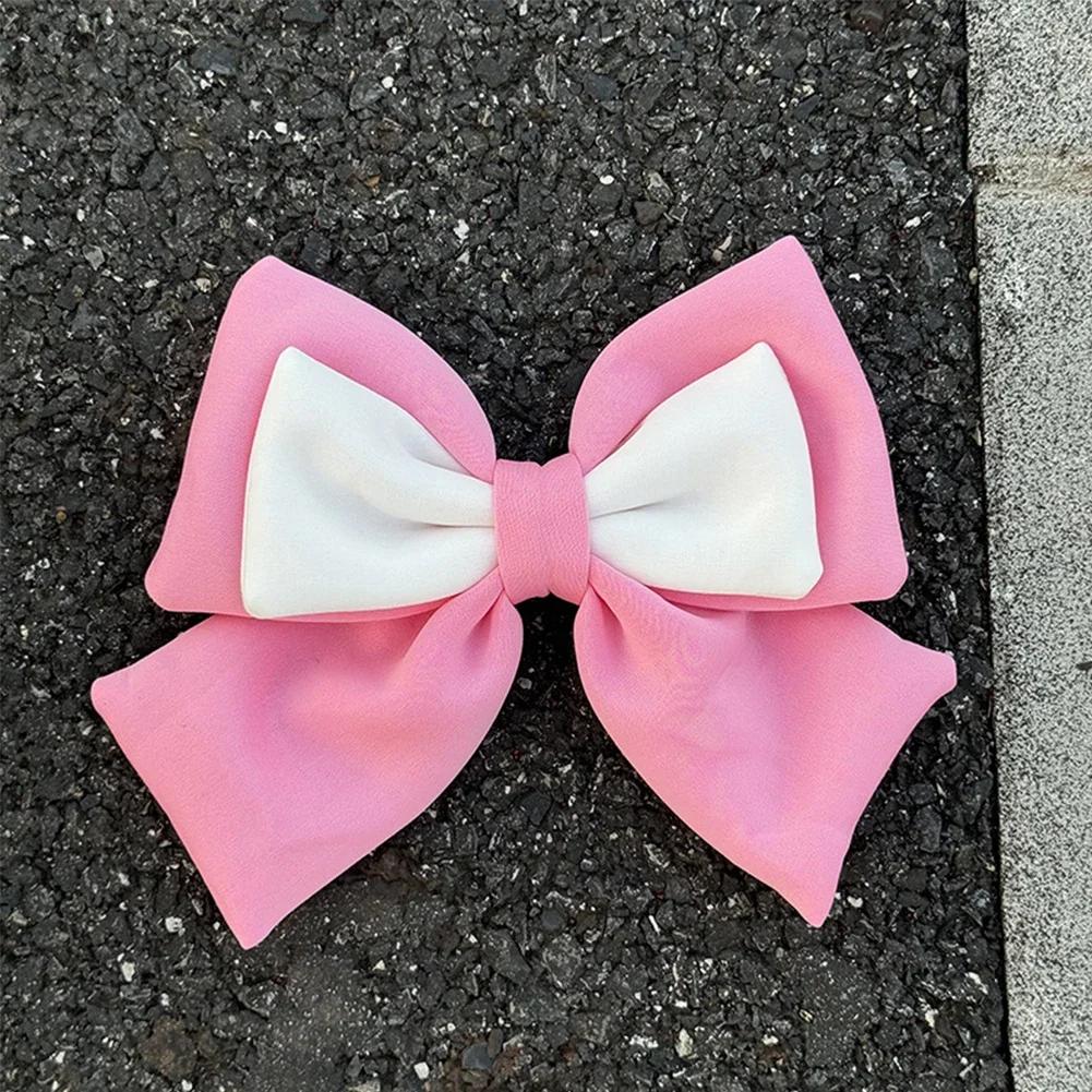 

Motorcycle Helmet Decoration 3D Dual-color Bow Electric Bike Helmet Accessories for Car Body Decoration Bowknot For Girl Women