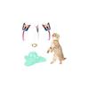 Jouet interactif pour chat Buyter Papillon rotatif électrique Toupie Puzzle Canne pour taquiner les animaux de compagnie (vert)