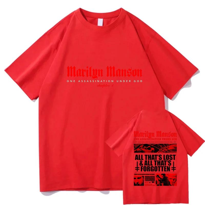 Marilyn Unisexson Tshirt Unisex Unisex Harajuku Oneck Summer Casual Pure Cotton Fashion Aesthetic Unisex Short Sleeve Streetwear Tops
