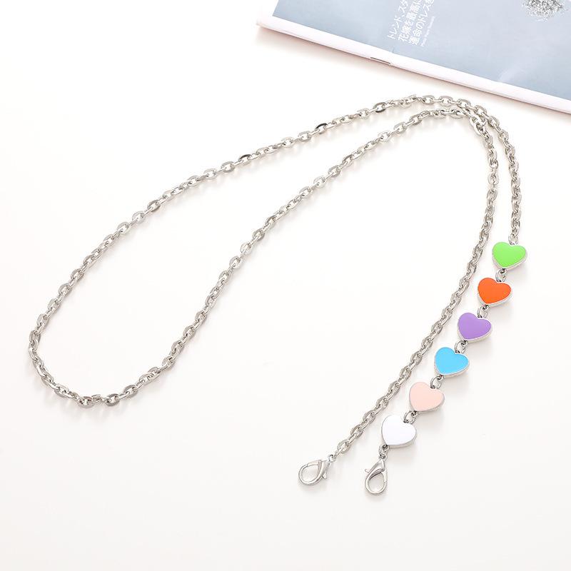 Metalowy łańcuszek do telefonu crossbody odporny na upadki z klipsem i smyczą 125 cm