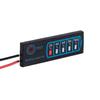 1s-8s 18650 li-ion lipo lítio 5-30v indicador de nível de bateria acidificada ao chumbo testador display lcd medidor módulo medidor de tensão de capacidade
