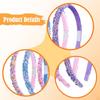 4x Sequin Headbands for Girls Children Trendy Stocking Stuffers Colorful