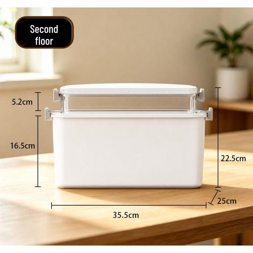 Large Multi-Layer Medicine Storage Box - Portable Family First Aid Kit