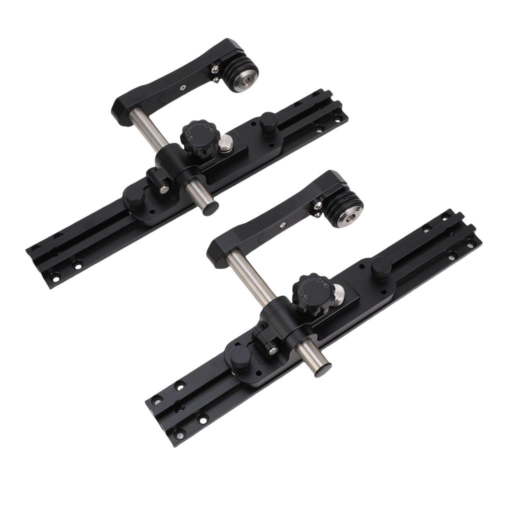 Table Saw Press Push Guide Aluminum Alloy Adjustable Roller Guide Table Saw Press Feeder for Woodworking Mechanical