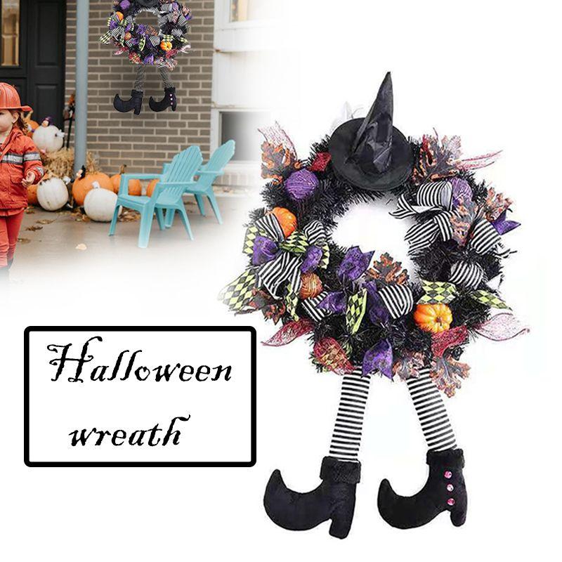 Door Halloween Wreath Hanging Haunted House Decoration Hangings Ghost Festival