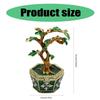 Creative Money Tree Shaped Desktop Ornament Jewelry Organizer Box with Lid Storage Container for Sorting Small Item