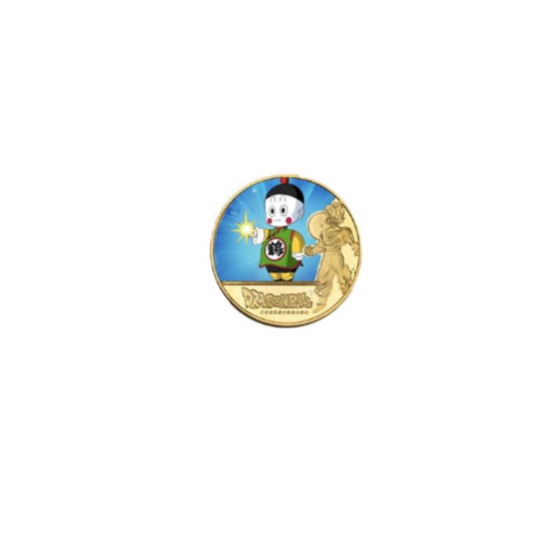Anime  Z Gold Plated Gold Coin Son Goku Vegeta  Coins Kids Classic Anime Peripherals Collection Toy Souvenir