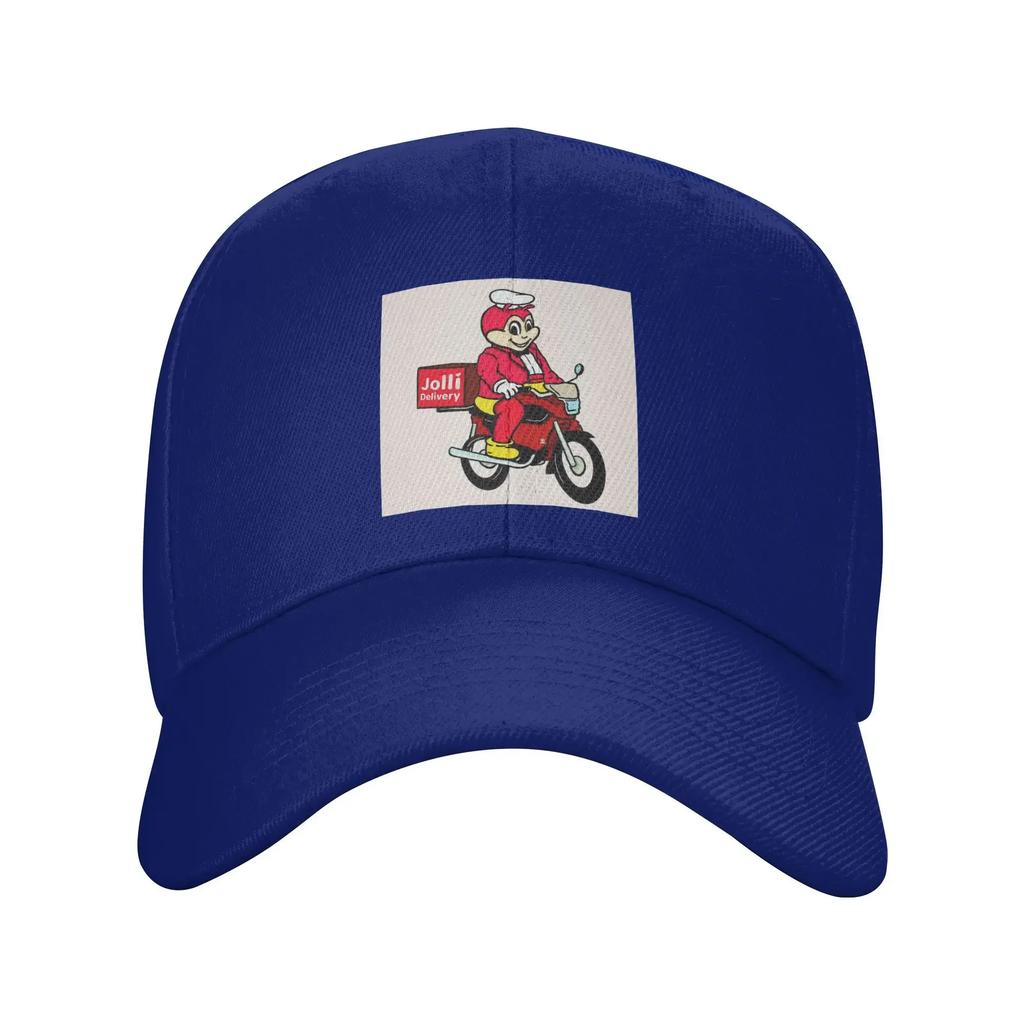 JOLLIBEE DELIVERY FILIPINO FOOD POCKET TEE Baseball Caps Snapback Baseball Hats Breathable Casual Casquette Outdoor Unisex