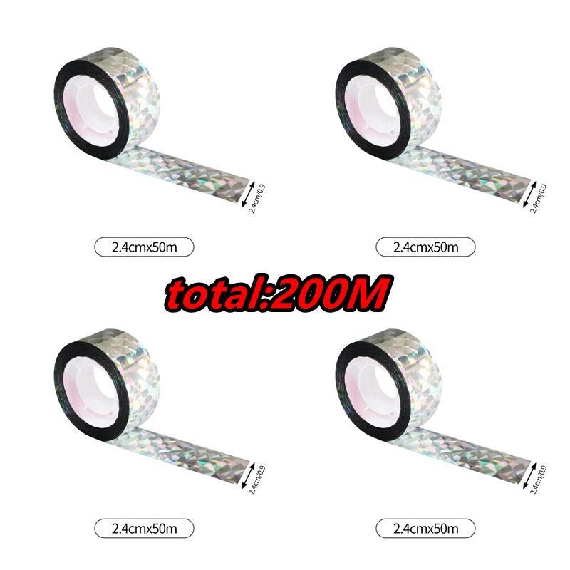 

Anti Bird Repeller Double Sided Reflective Bird Repellent Tape Repellent Ribbon for Yard Balcony Outdoor Orchard Tapes