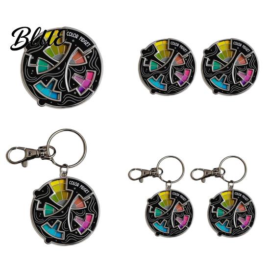 Innovative Color Harmony Tool Fidget Enamel Pin 20 Wheel Spinner