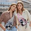 TINYAT Průhledná vodotěsná crossbody taška schválená pro stadiony pro ženy, velká kapacita, multifunkční taška přes rameno pro volný čas, koncerty, cestování, venkovní aktivity