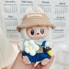 17cm Canvas Clothing, First and Second Generation, Labubu Clothing, Vinyl Doll Decoration, Pendant Clothing, Overalls, Doll Set Hat