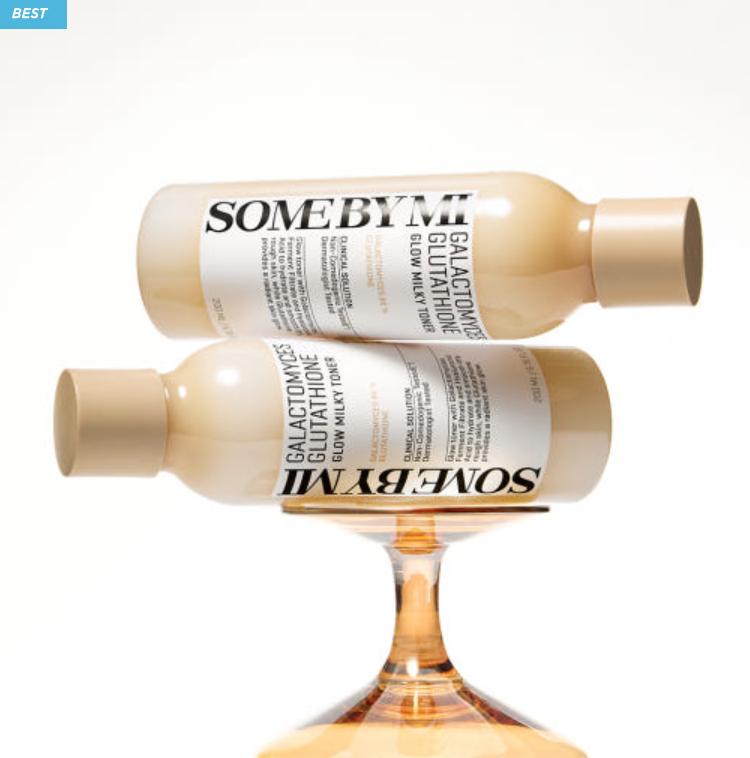 SOME BY MI Galactomyces Glutathione Milky Toner + Cream Set | Brightening & Hydrating Skincare Duo
