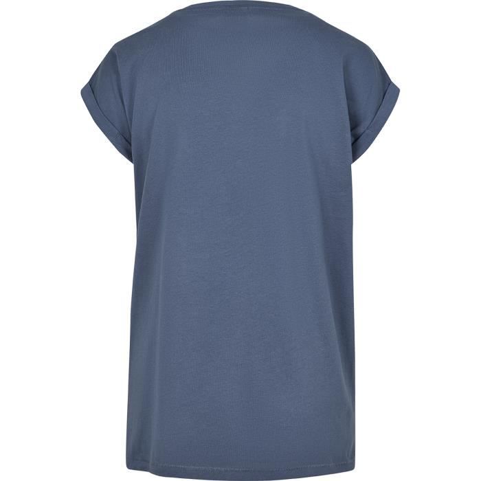 T-shirt Femme - URBAN CLASSICS - Manches Larges - Bleu - 100% Coton - Large