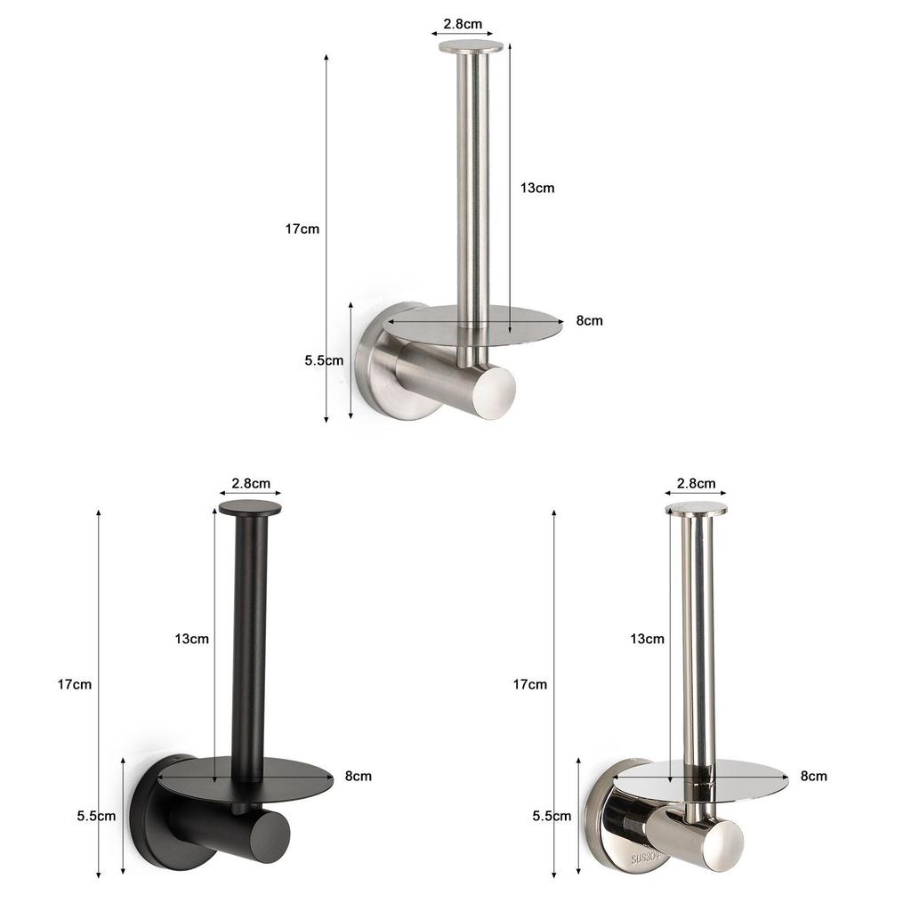 Modern Stainless Steel Wall Mount Toilet Paper Holder For Hotels And Restaurants