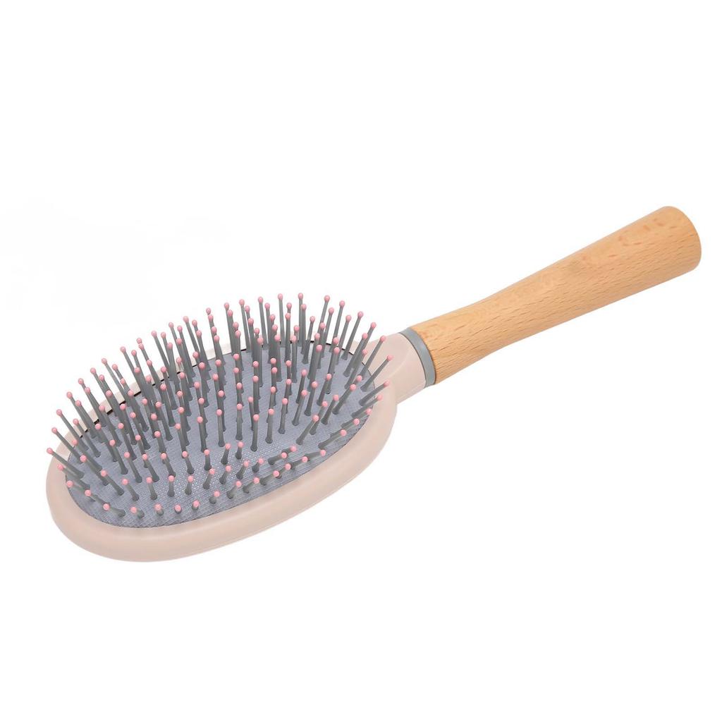 Wooden Paddle Brush Detangling Massage Scalp Brush for Thick Curly Thin Long Short Wet Dry Hair