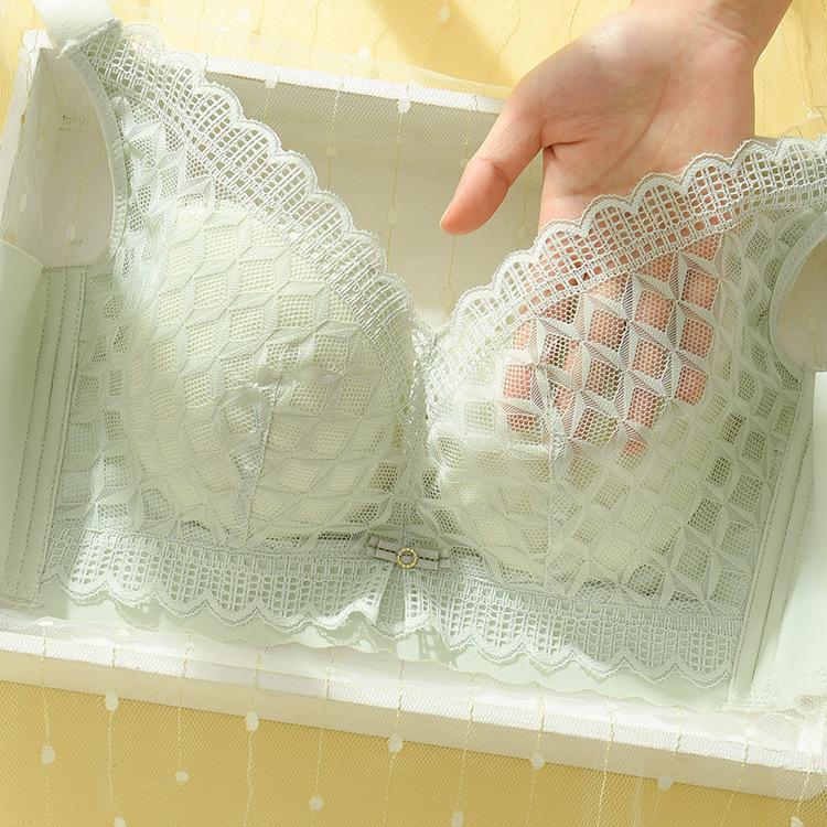 Thin Plus Size Bra for Women with Steel Rims and Thin Styles Gathering Underwear for Women Collecting Accessory Breasts Anti Sagging Bra