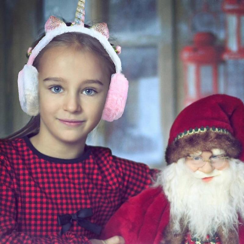 Cute Unicorn Children's Earmuffs Warm Earmuffs Unicorn Earmuffs Winter Earmuffs