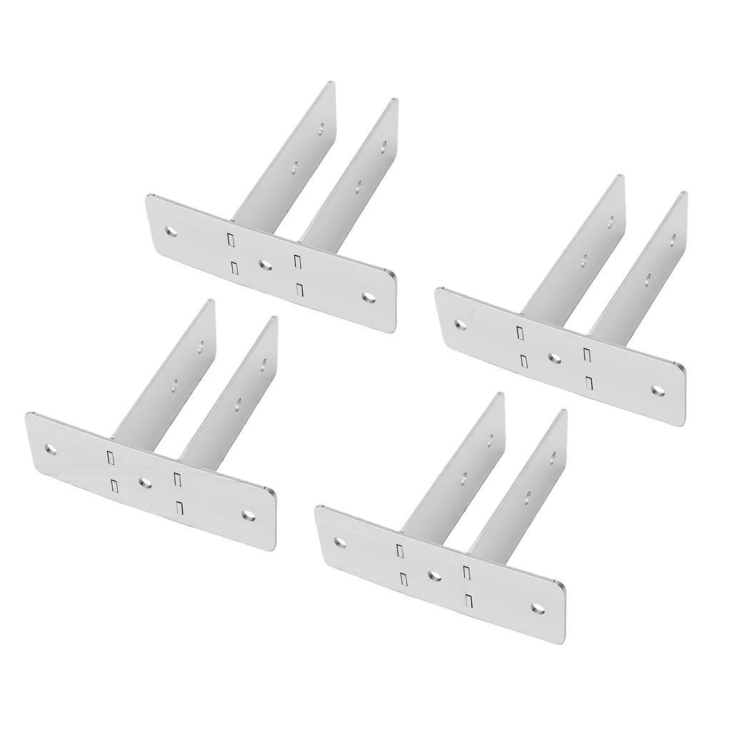 Urinal Screen Bracket Carbon Steel Waterproofing Bathroom Partition Hardware Bracket for 1 Inch Panel