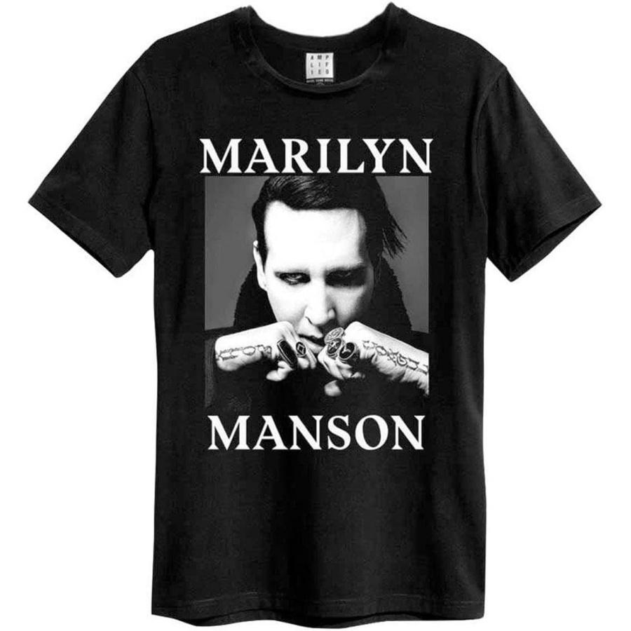 Amplified Мужская футболка с кулаками Мэрилина Мэнсона S чёрный